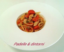 LINGUINE AL PESCE SPADA ( interpretazione personale di padelle&dintorni)