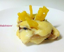 MILLEFOGLIE DI POLENTA RADICCHIO TARDIVO E CREMA DI TALEGGIO