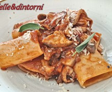 PACCHERI CON PORCINI FEGATINI DI POLLO E SALVIA