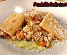 PACCHERI CON RAGU’ BIANCO DI FARAONA